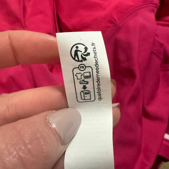 NWOT Box-Pleat Short Lined Tennis Dress in color passion - Picture 11 of 11